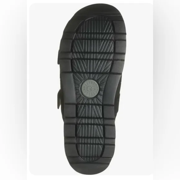 🔥NWT🔥 UGG Men's Capitola Buckle Leather Sandals - Black -Size 13