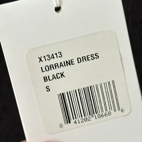 NWT XIRENA LORRAINE BLACK DRESS SIZE S