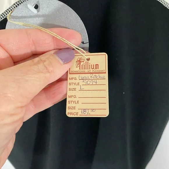 NWT Lynn Ritchie Silver Sleeveless Dress