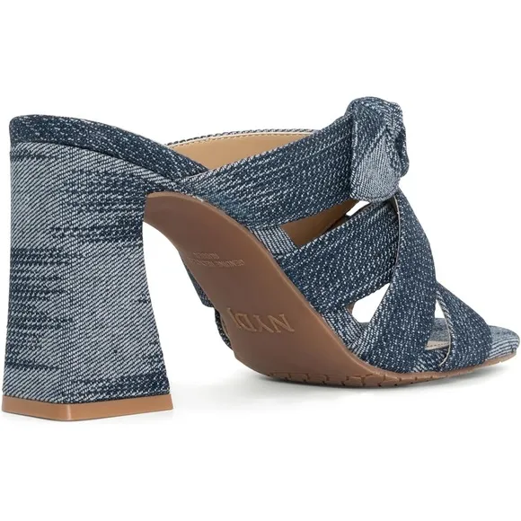 NYDJ Women's Loreri Denim platform sandals..size 6.5..(NWT)