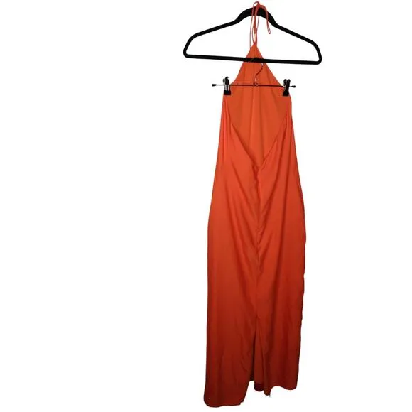 Obando Collective Satin A line Cross Neck Gown SZ 4