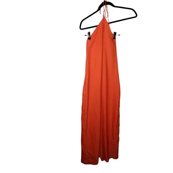 Obando Collective Satin A line Cross Neck Gown SZ 4
