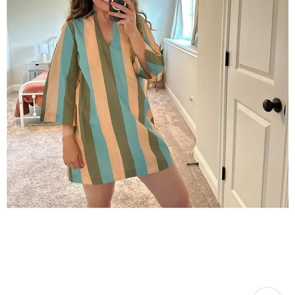 Olivia James the Label striped dress M