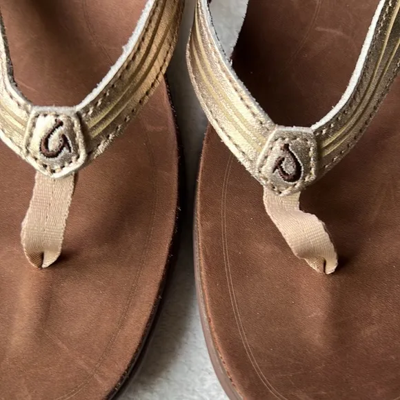OluKai Aukai Women’s Leather Sandals