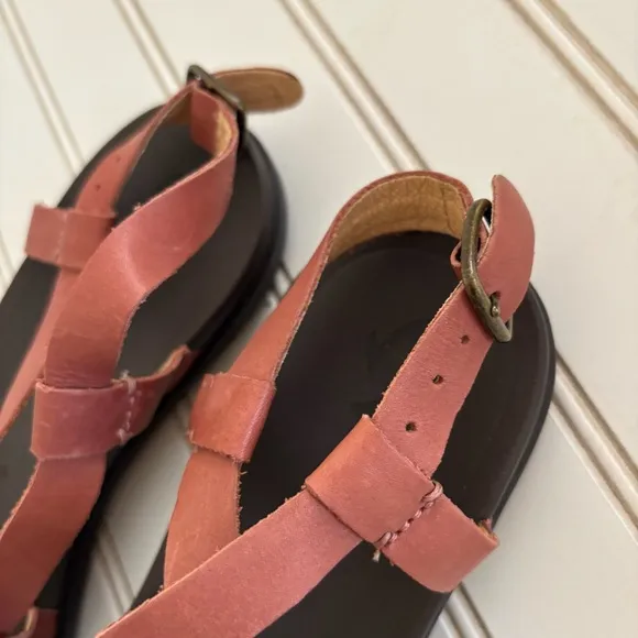 OluKai Brown Sandals with Strappy Design and Adjustable Buckle