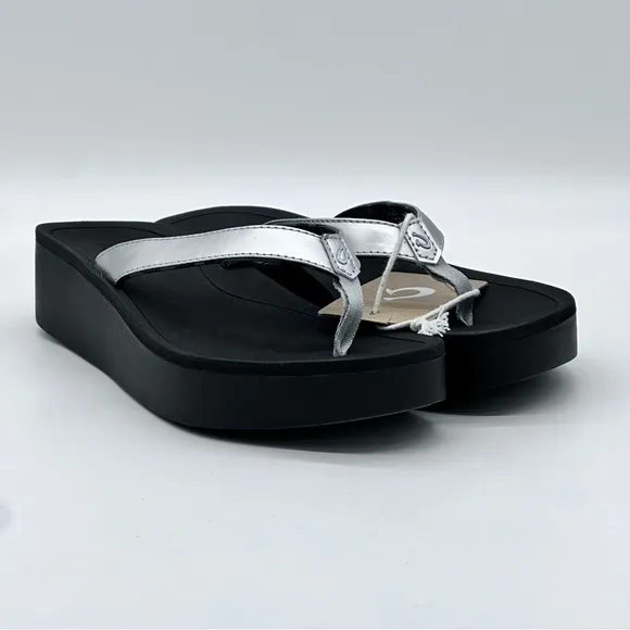 Olukai PI’O LUA Platform Sandals. Size 10