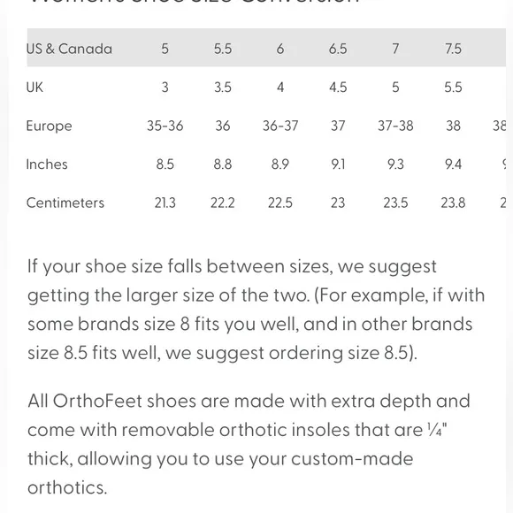 OrthoFeet Red Sahara Arch Support Orthotic Slide Sandals Women’s Size 8 Wide