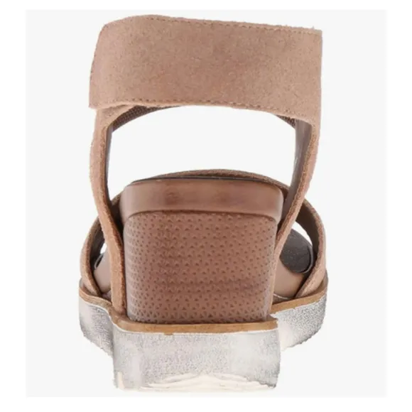 OTBT Women's Cosmo Wedge Sandals Beige Size 8.5 M