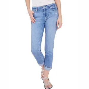 PAIGE Brigitte Boyfriend Jeans Size 25 Folk Light Blue Spring Summer Denim Vacay