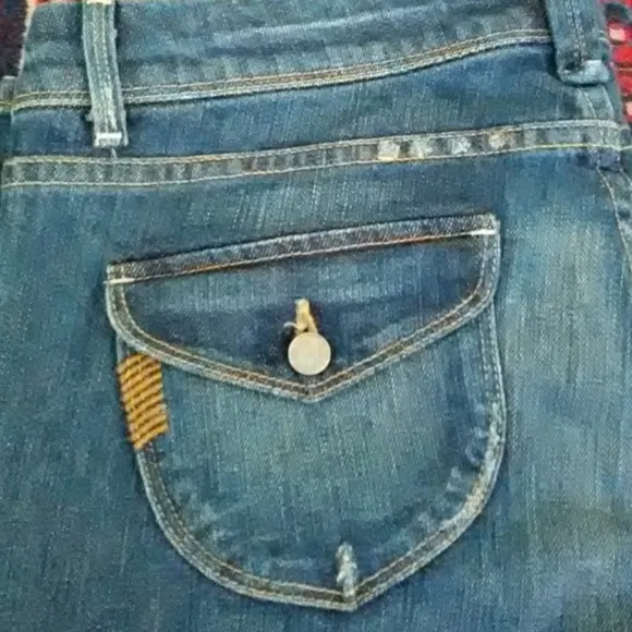 Paige Jeans Pico Wide Leg Distressed Jeans Size 29