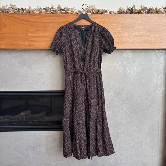 PAIGE Siera Midi Dress, Size 8