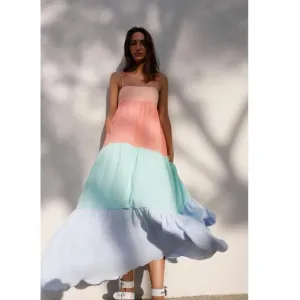 Paper London Laura Maxi Dress 2 NWT