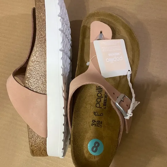 Papillio by Birkenstock Gizeh Flex Platform Thong Sandals - Light Pink