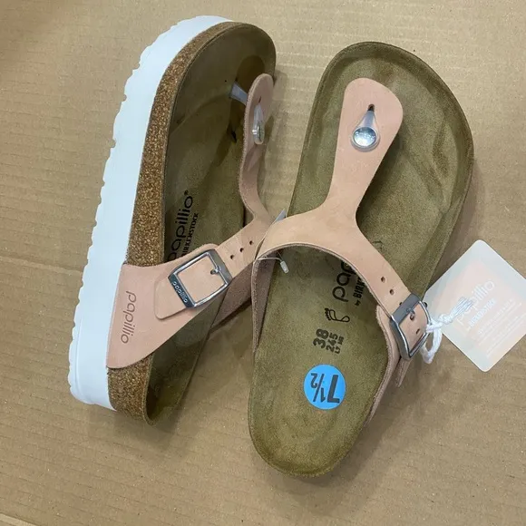 Papillio by Birkenstock Gizeh Flex Platform Thong Sandals - Light Pink