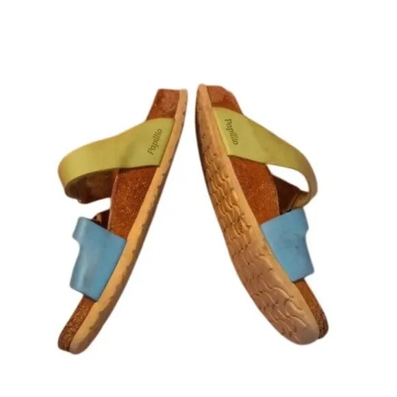 Papillio By Birkenstock Size 40 L 9 M 7 Multi-Color Triple Strap Sandals