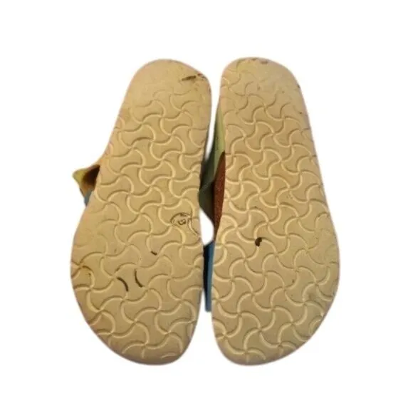 Papillio By Birkenstock Size 40 L 9 M 7 Multi-Color Triple Strap Sandals