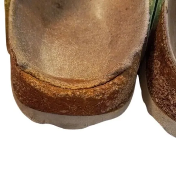 Papillio By Birkenstock Size 40 L 9 M 7 Multi-Color Triple Strap Sandals