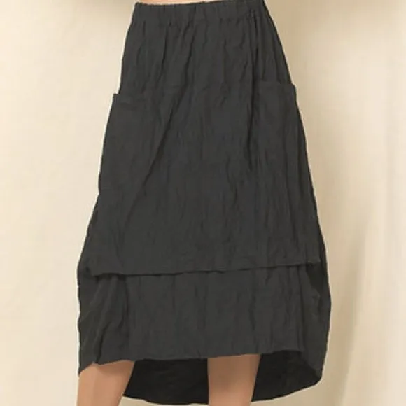 PARACHUTE SKIRT  BLACK  HIGH END CHALET ET CECI