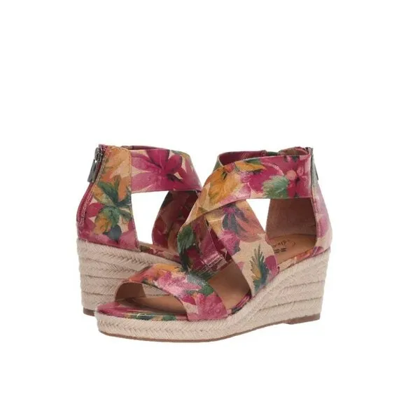 Patricia Nash Rubia Wedge Sandals in Spring Multi