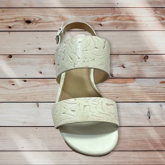 Patricia Nash NWOT Leather Wedge Sandals