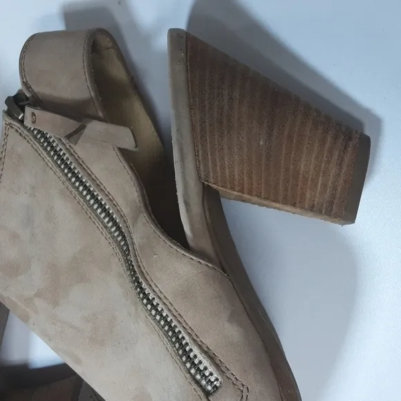 Paul Green Women's sandals Leather suede 5.5uk ankle booties casual office Y2K