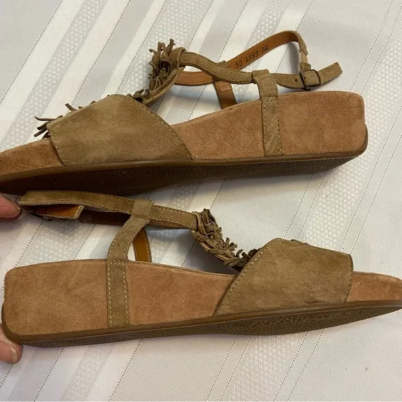 Paul Green Womens Sling Back Wedge Sandals Excellent Used Condition!  size 6.5