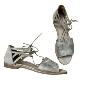 Paul Green Morea Shimmer Taupe Leather Gladiator Sandals UK Size 6.5 = US Size 9
