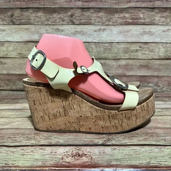 Pedro Garcia Dorella Cork Platform Sandals