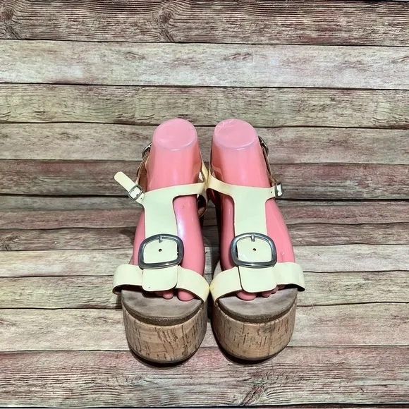 Pedro Garcia Dorella Cork Platform Sandals