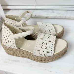 Pedro Garcia Nila Braided Jute Wedge Platform Sandals