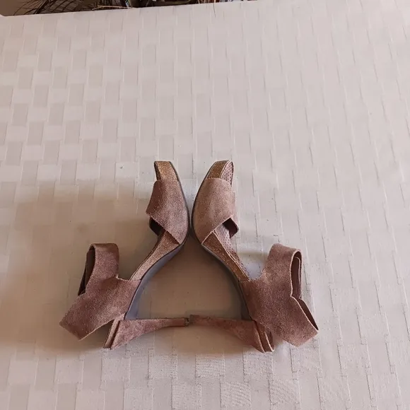Pedro Garcia Peony Suede Heeled Sandals