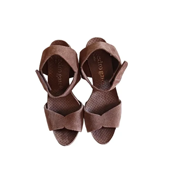 Pedro Garcia Peony Suede Heeled Sandals