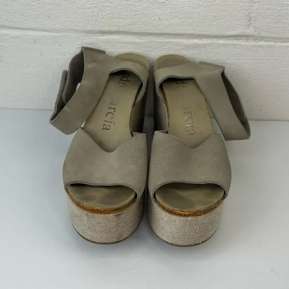 Pedro Garcia Suede Platform Sandals, 39