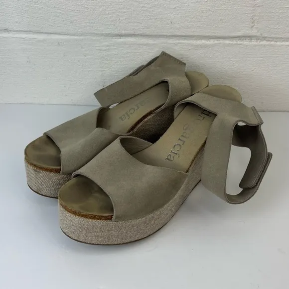 Pedro Garcia Suede Platform Sandals, 39