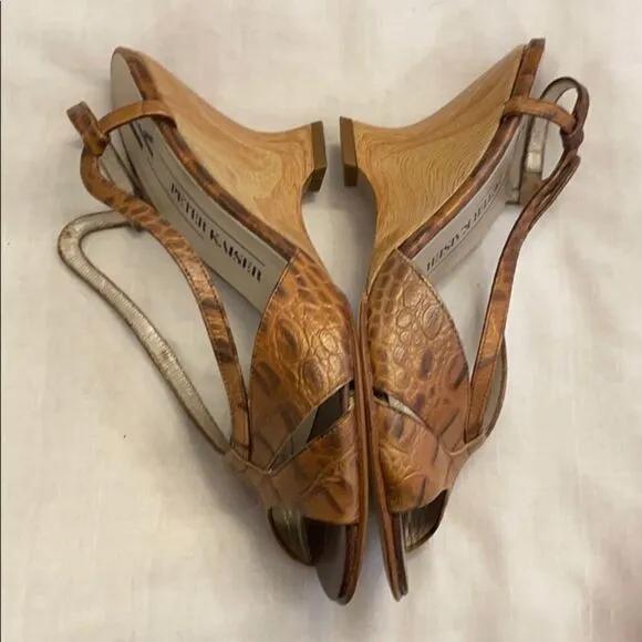 PETER KAISER KORK KALYA WEDGE SANDALS. NEW