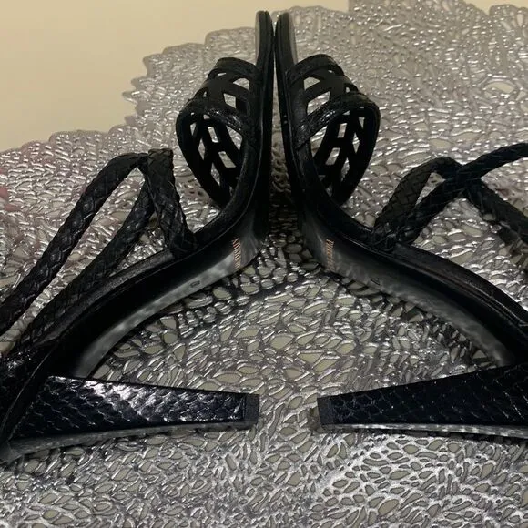 Pierre Balmain Snake Skin Sandals