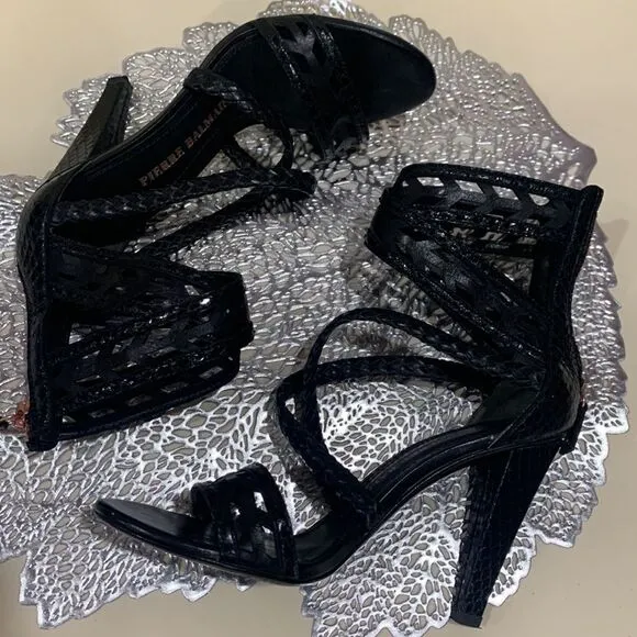 Pierre Balmain Snake Skin Sandals