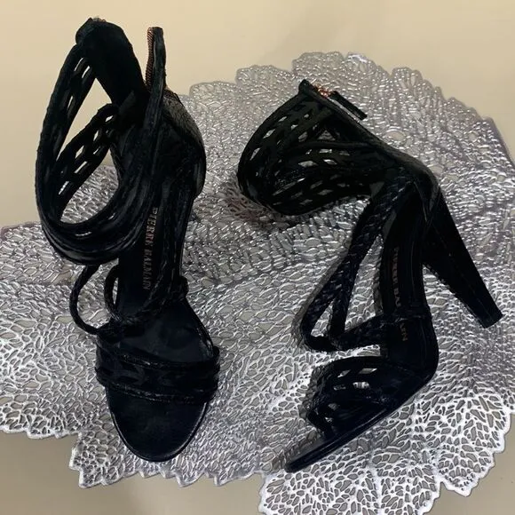 Pierre Balmain Snake Skin Sandals