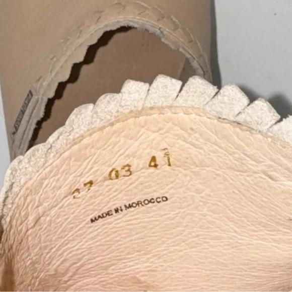 PIKOLINOS COSTACABANA SZ 41/10 Slip-on Leather Tan Wedge Sandals