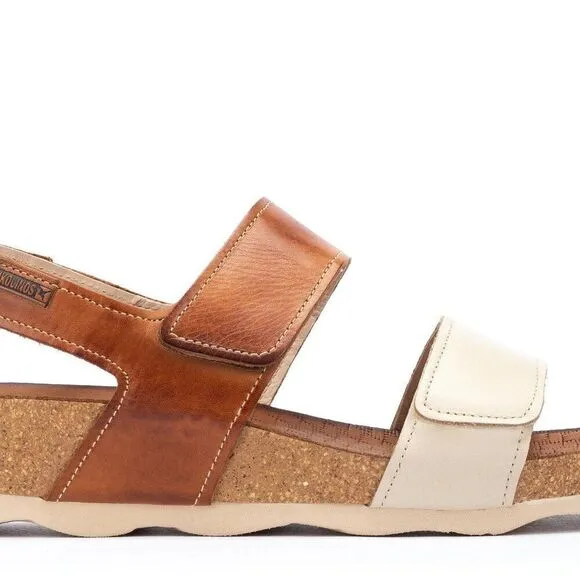Pikolinos Wedge Sandals Leather Mahon for Women's Size 39 8.5-9