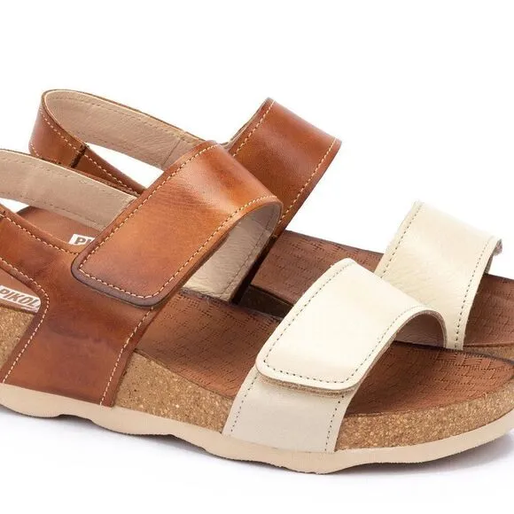 Pikolinos Wedge Sandals Leather Mahon for Women's Size 39 8.5-9