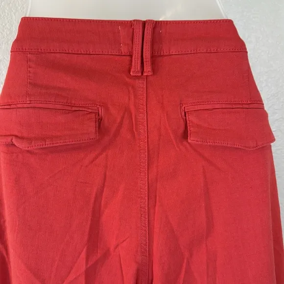 Pistola X Revolve Erin High Rise Utility Crop Straight Leg Pant In Hibiscus