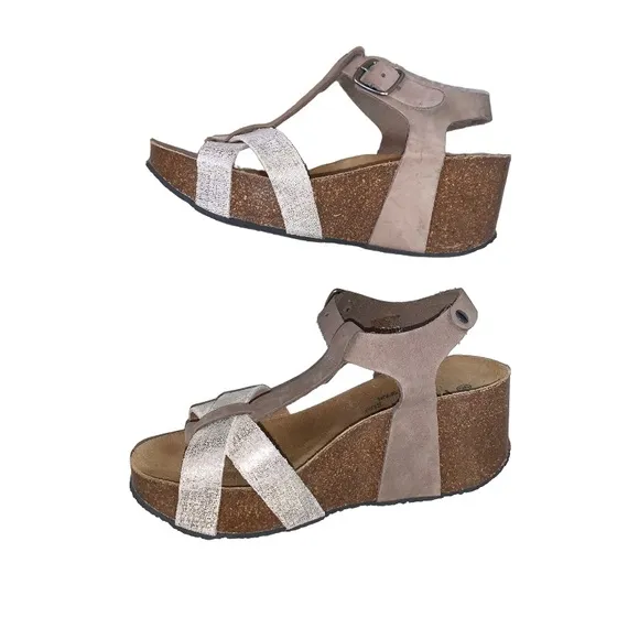 PLAKTON WEDGE women’s comfy heels sandals GIRL’s size 35 US 4