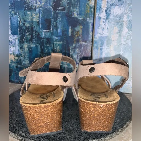 PLAKTON WEDGE women’s comfy heels sandals GIRL’s size 35 US 4