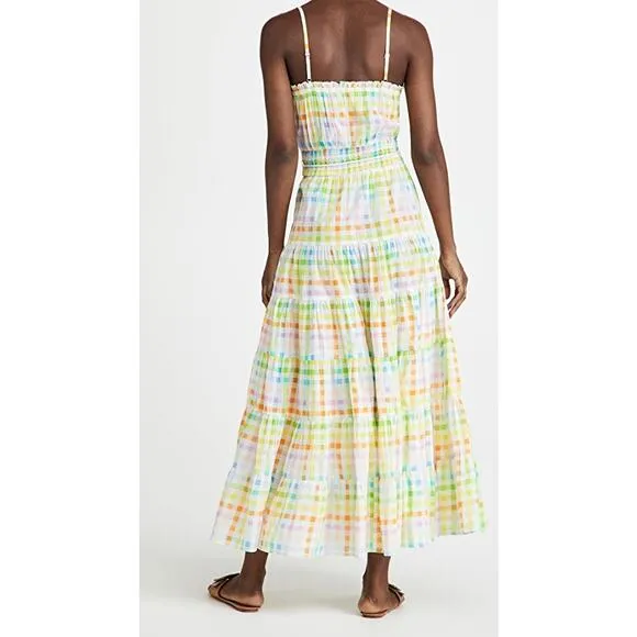 Playa Lucila Maxi Dress in Rainbow Gingham