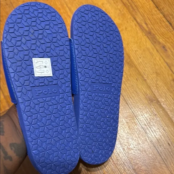 Polo by Ralph Lauren Blue and Yellow Sandals