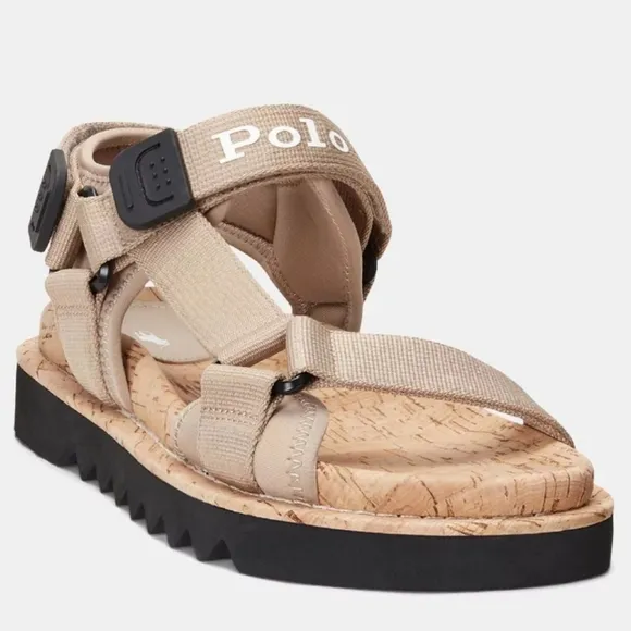 Polo Ralph Lauren Sport Earth Sandals, Cork Footbed - Women's Tan Sz8