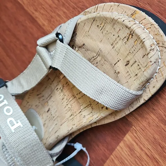Polo Ralph Lauren Sport Earth Sandals, Cork Footbed - Women's Tan Sz8