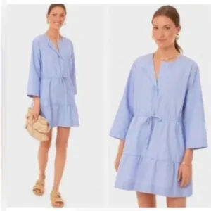 Pomander Place Tuckernuck Women's Chambray Lucy Dress  Size Large