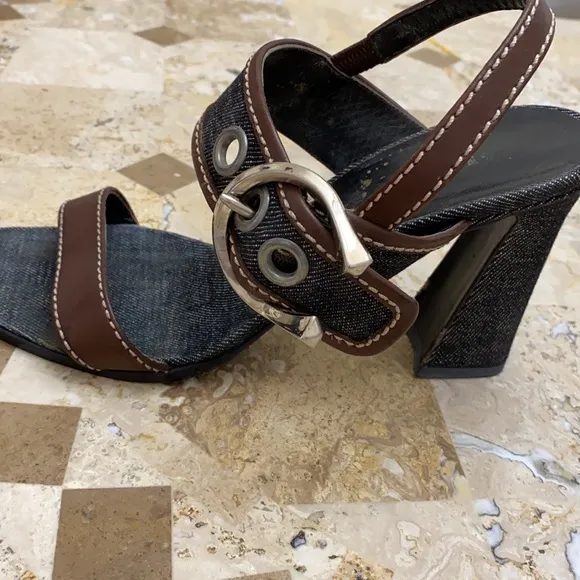 Prada, 4” heel, sandals